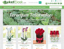 Tablet Screenshot of buketcicek.com